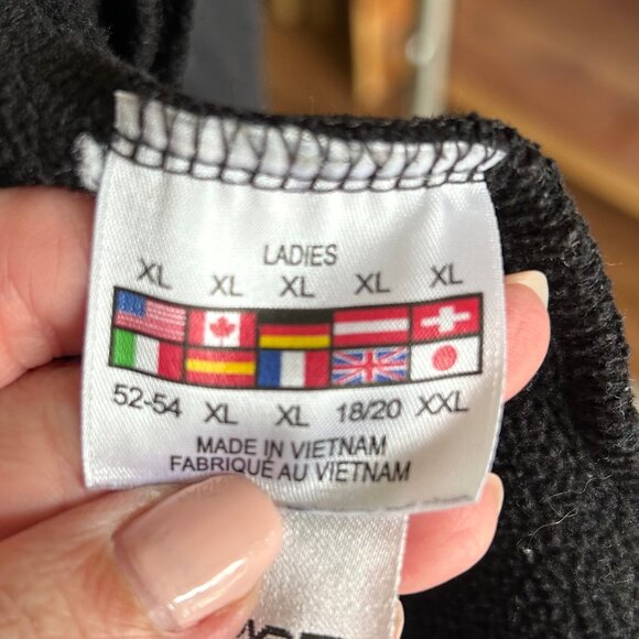 Spyder Core Sweater Zip Front Jacket Fleece Lined Zip Pockets Black Womens Sz XL - Picture 9 of 11